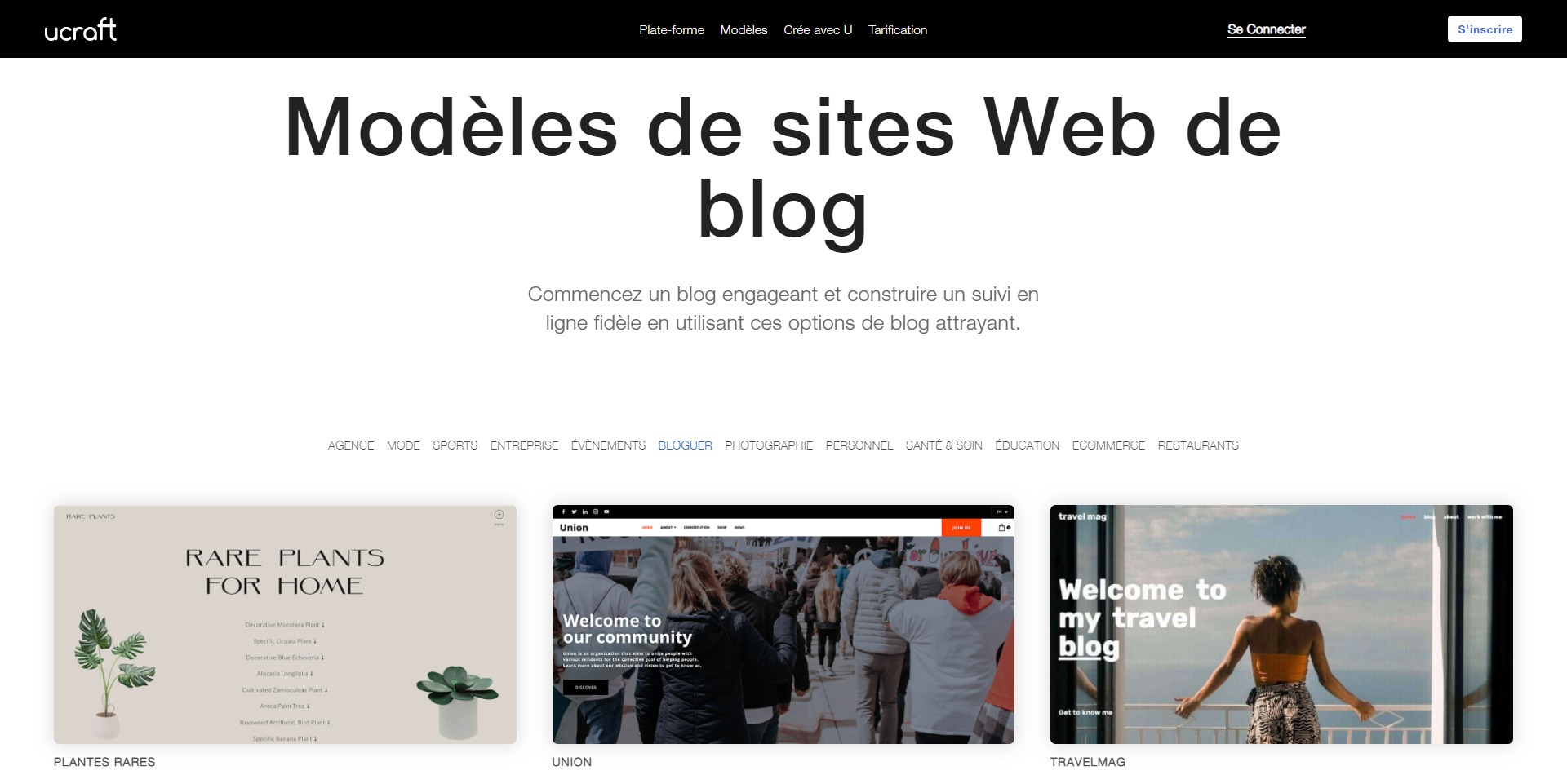 Thèmes de blogs prêts à l'emploi