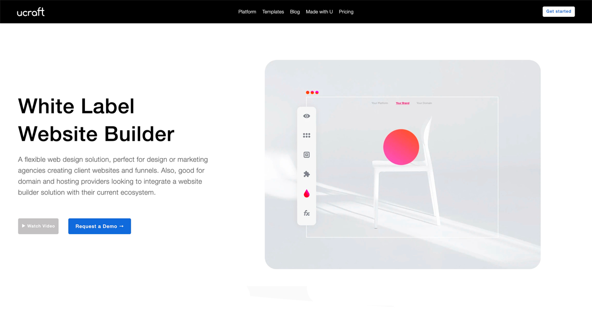 White Label Website Builder | Ucraft