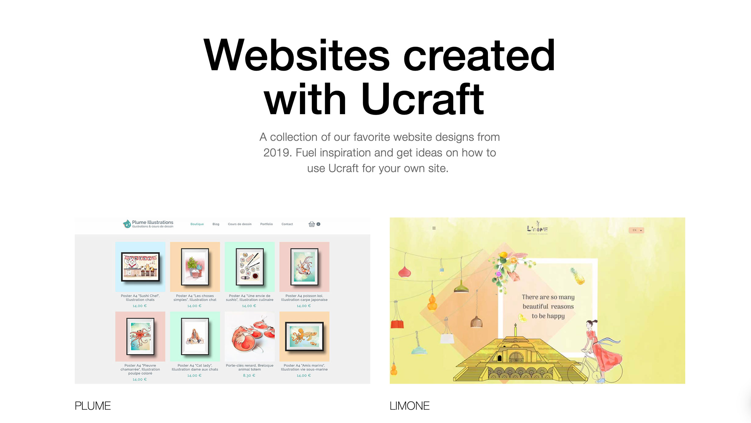 Ucraft Portfolio | Websites Created with Ucraft
