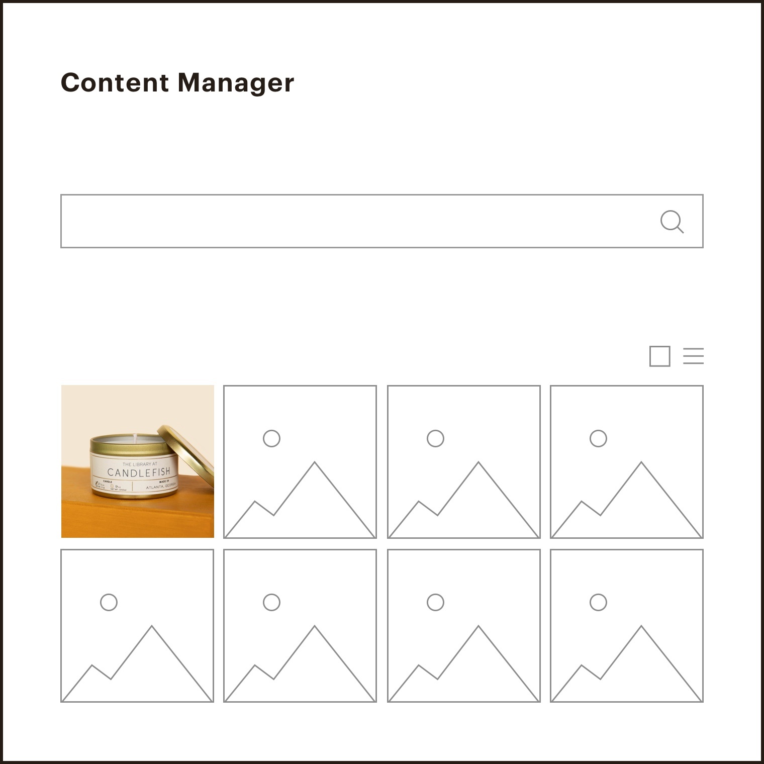 content manager-example