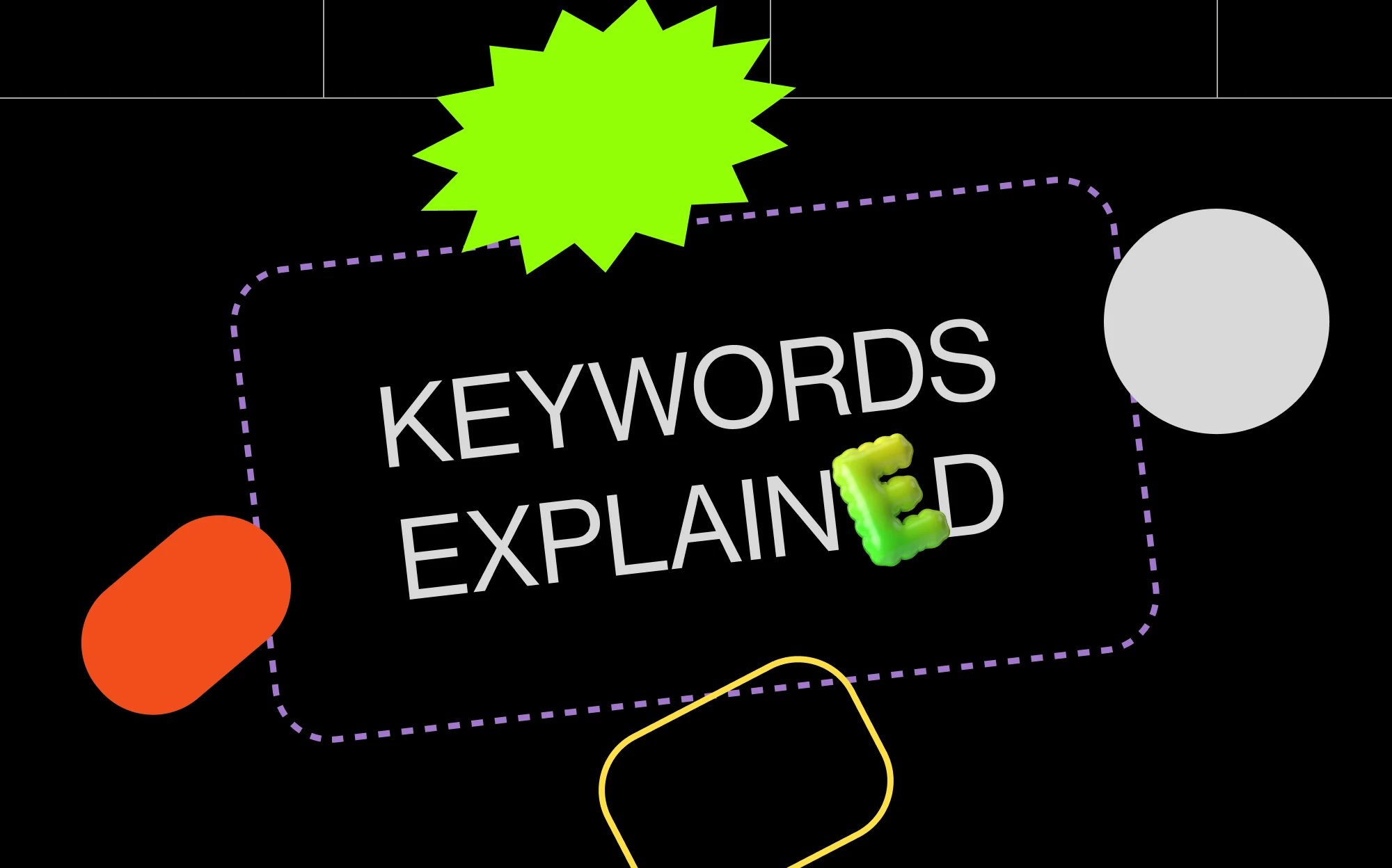 What are keywords?