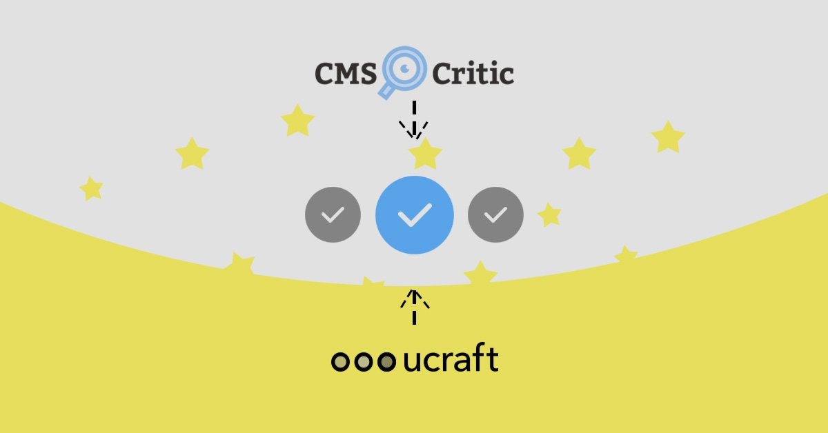 Ucraft is nominated as Best New CMS # 2016 at CMS Critic Awards!