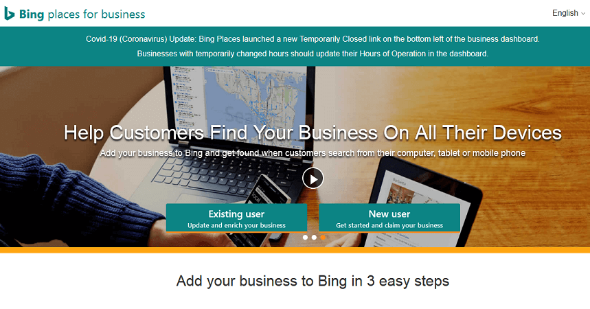 Bing Places for Business