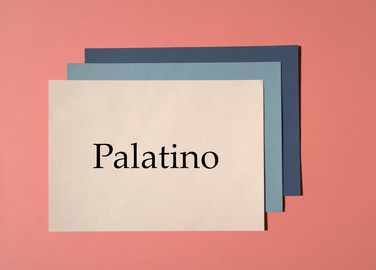 web safe font-palatino