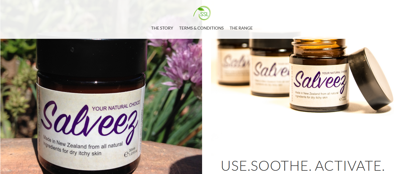 Salveez – skincare products from New Zealand