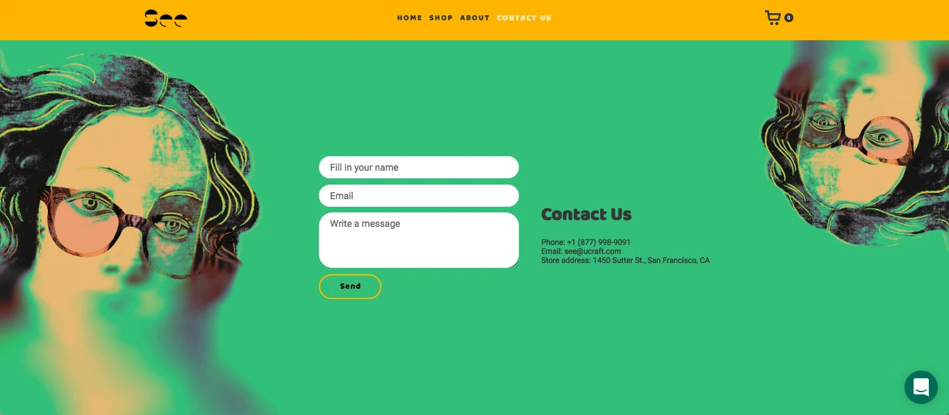 website form-visible colours