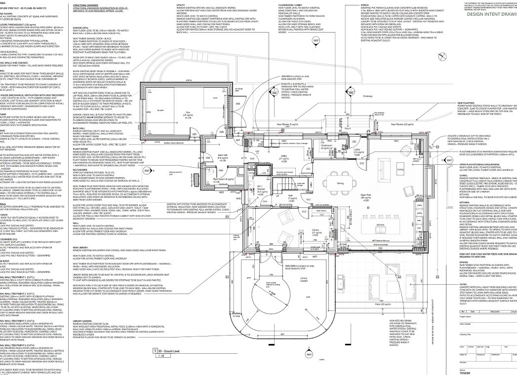 tender construction drawings