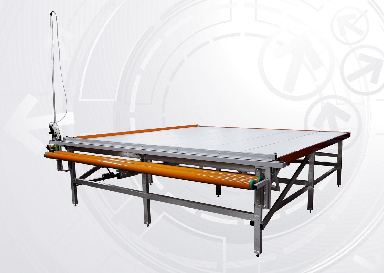 Roller Fabric Cutting Table