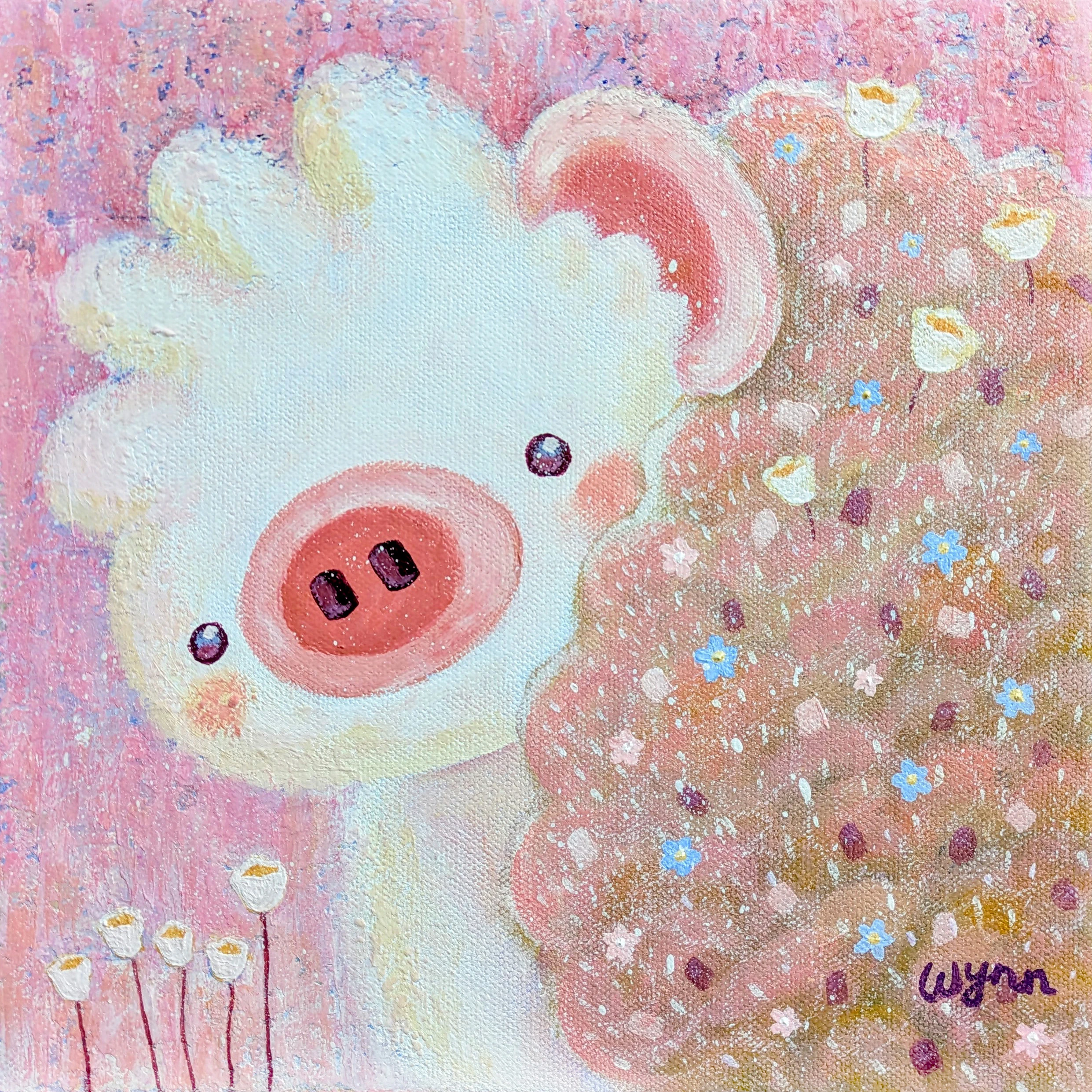 Remy in Bloom (10x10") 1844-remy-in-bloom-1748035323767.jpg